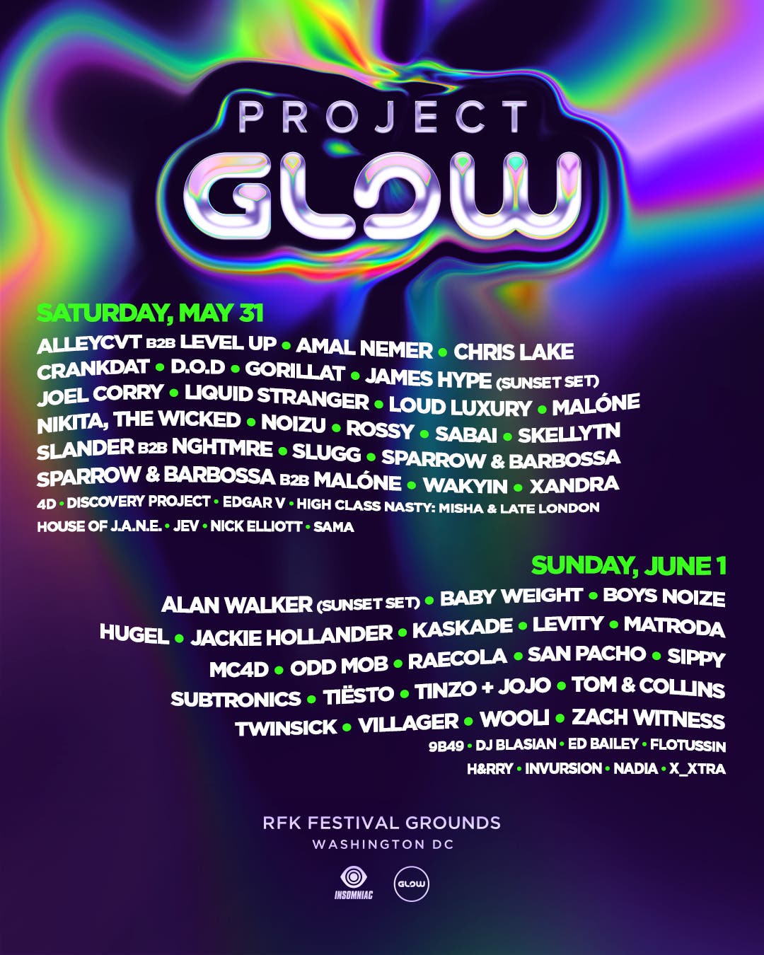 Project Glow 2025 - Use Code RAVEFAM