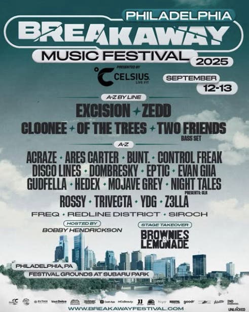 Breakaway Philadelphia 2025 - Discount Code RAVEFAM