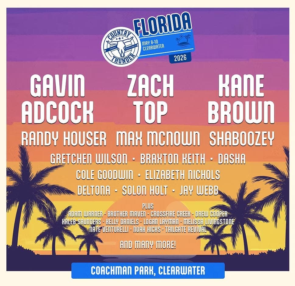 Country Thunder Florida 2026 - Promo Code "BOOTS"