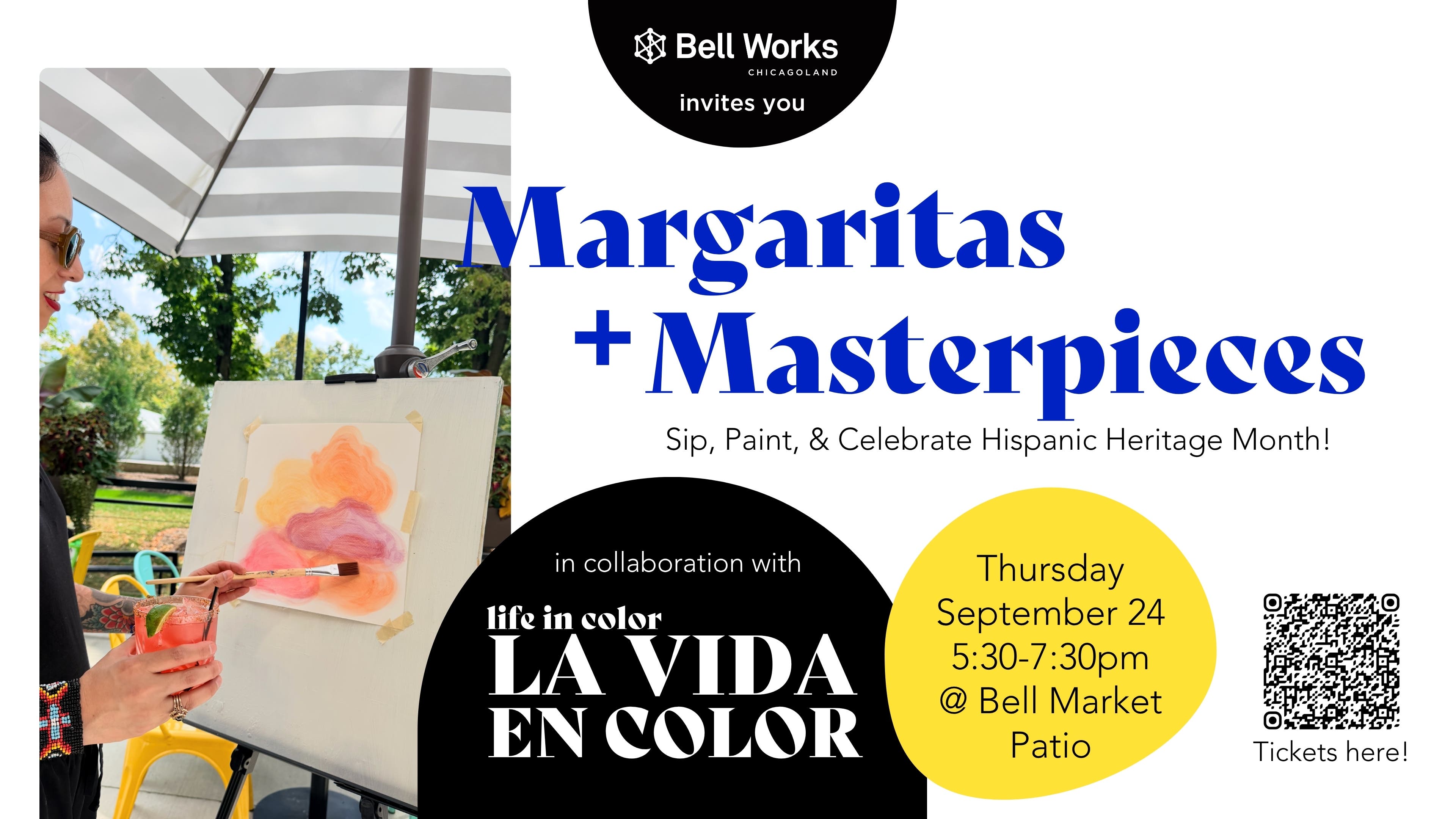 Margaritas + Masterpieces on the Patio @ Bell Works Chicagoland
