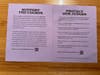 Our Mission Statement and flyer with facts about the problem