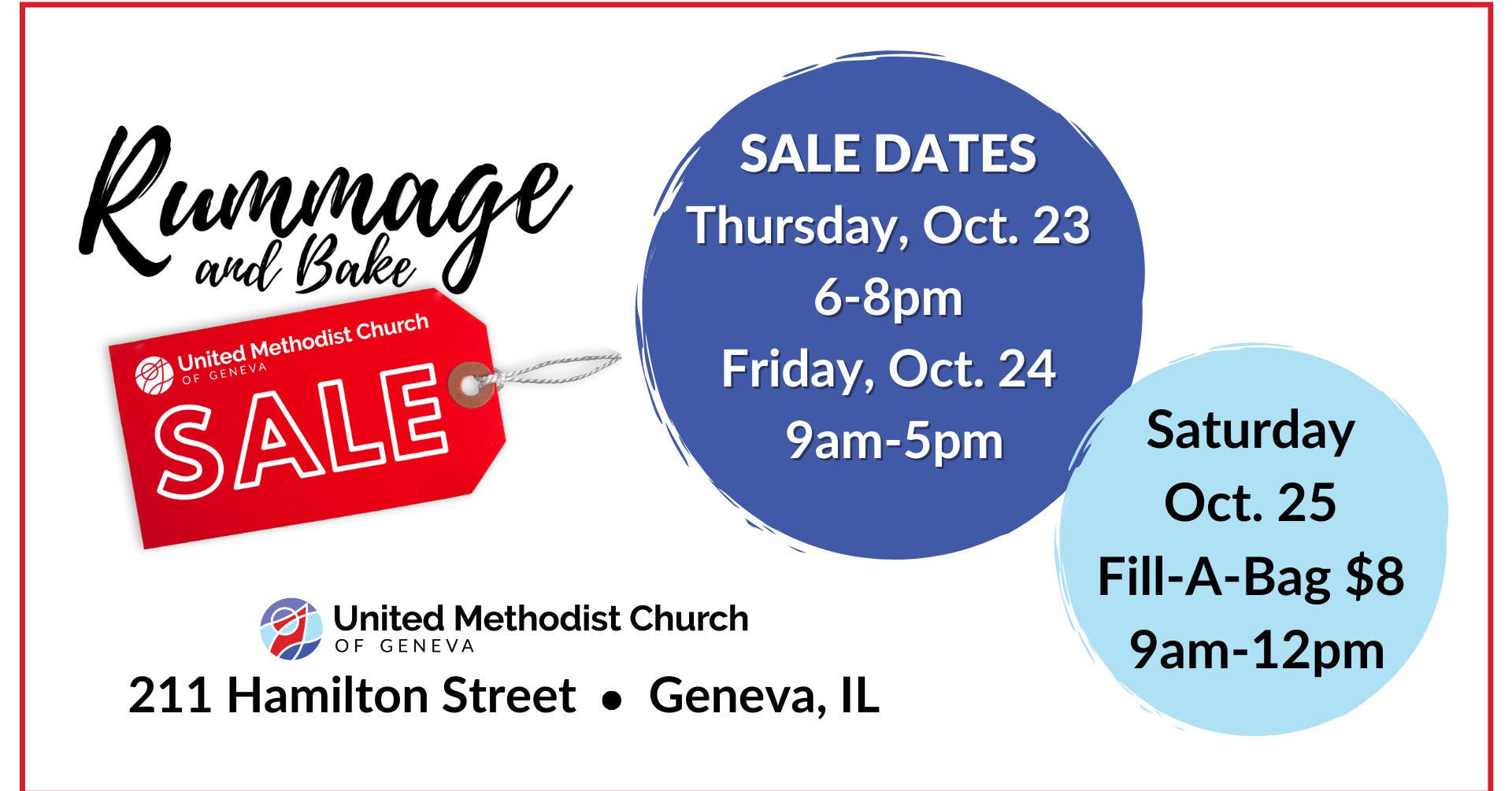 2025 Fall Rummage Sale