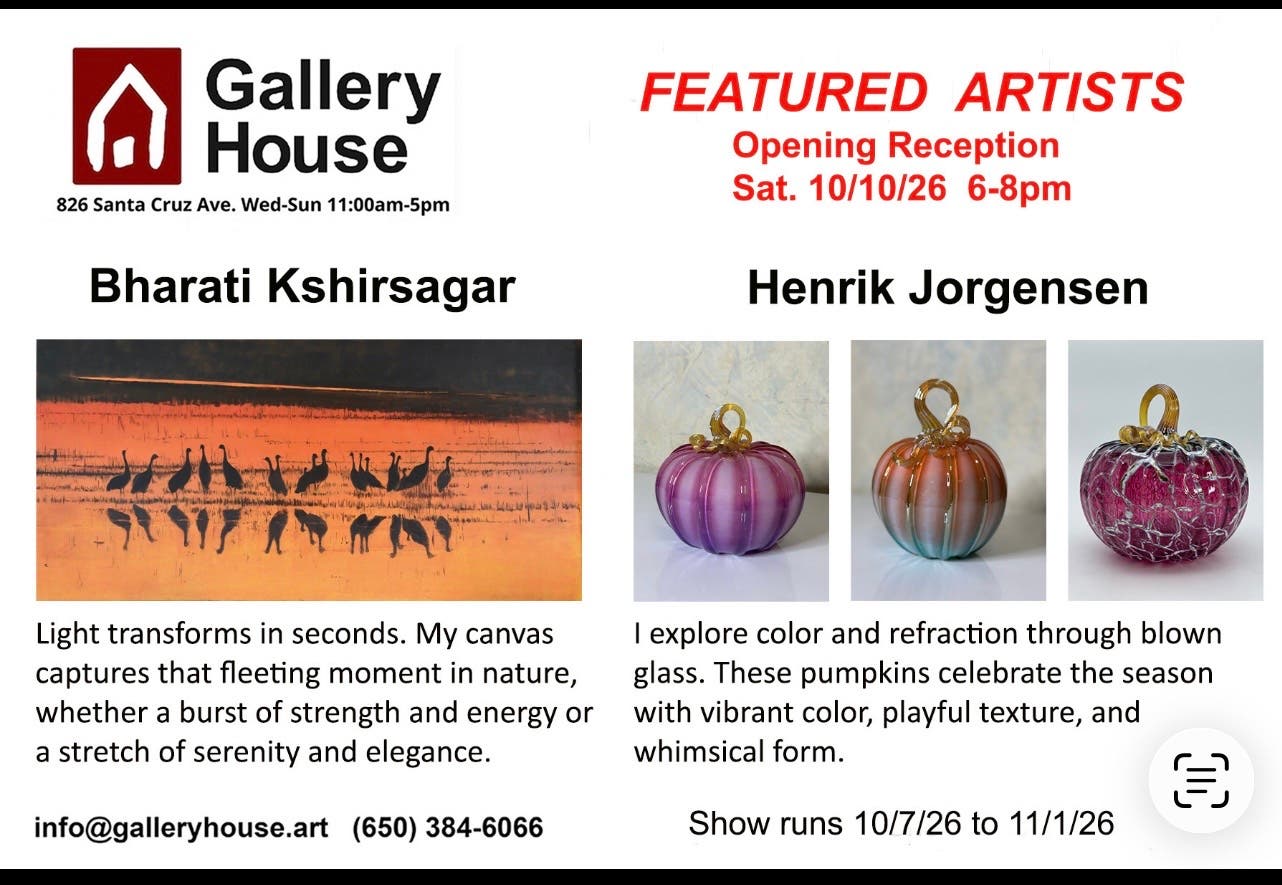 Bharati Kshirsagar & Henrik Jorgensen Featured Artists Opening Reception