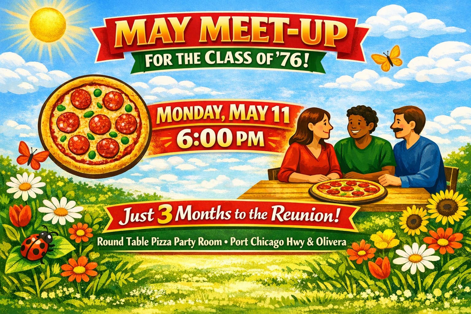 May Meet-Up For The Mount Diablo High School Class Of '76!