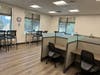 Upstairs workspace, where you can actually eat real food
