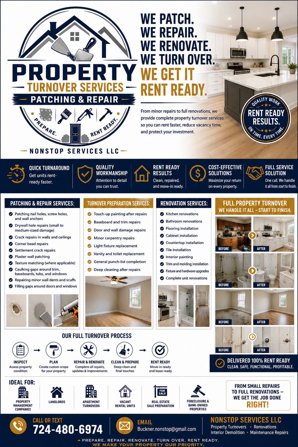     Vacant Property Turnovers | Cleanouts, Repairs & Painting