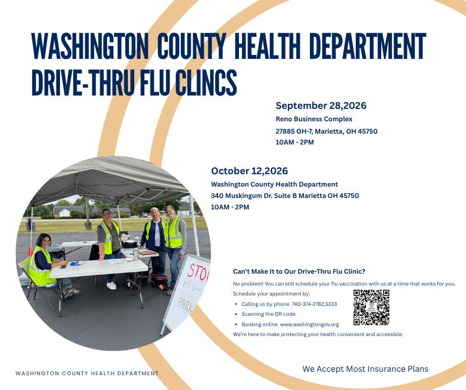 Washington County Health Department Annual Drive-Thru Flu Clinic