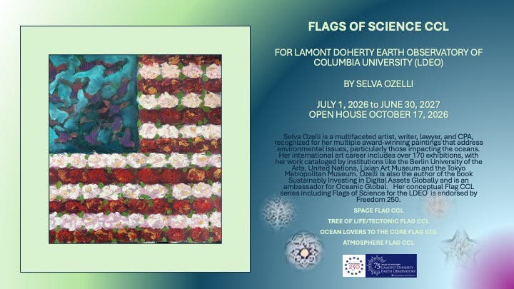 Flags of Science Art Show by Selva Ozelli