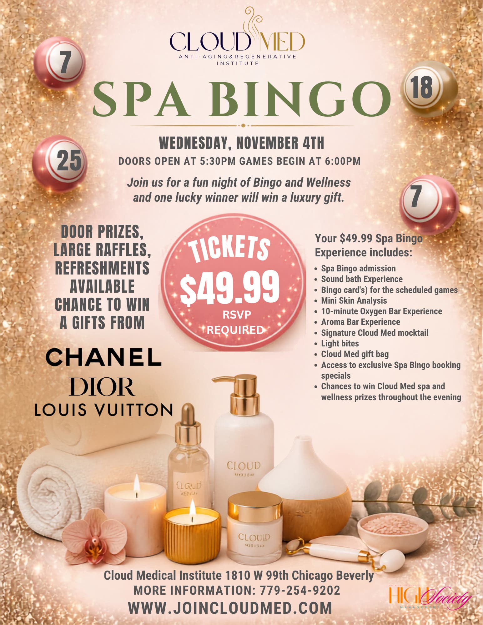Luxury Spa Bingo