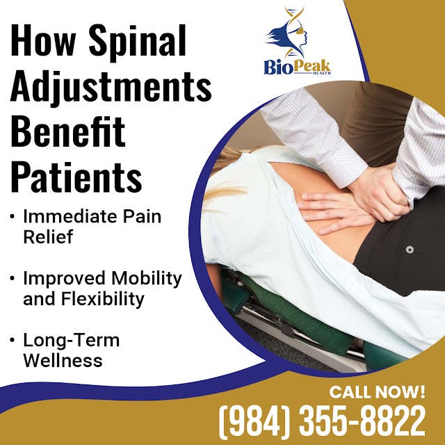 Soins chiropratiques sûrs et personnalisés pour le bien-être vertébral à Raleigh, NC