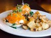 Prairie Grass Cafe Signature Eggs Benedict at Easter Brunch