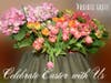Easter flowers at Prairie Grass Cafe