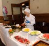 Crepe Station: Chocolate, Raspberry Jam, Whipped Cream