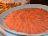 Sliced Smoked Salmon and Mini Bagels