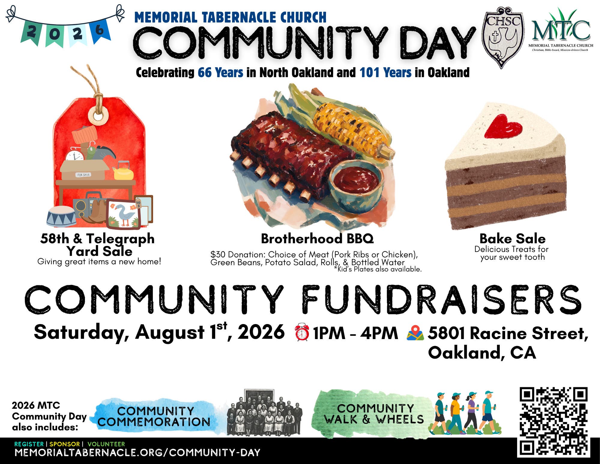 Community FUNdraisers at 2026 MTC Community Day