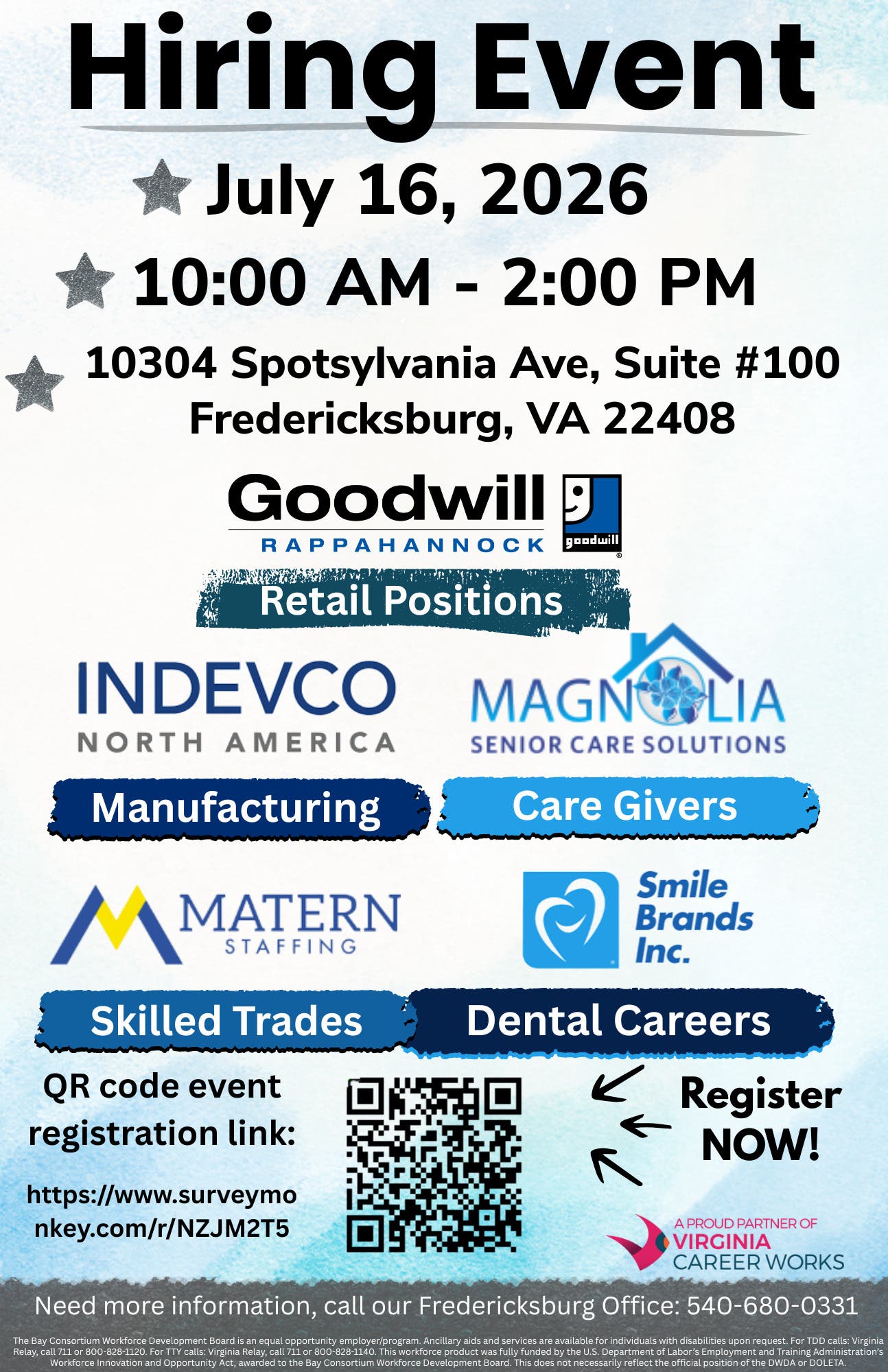 Multi-Employer Hiring Event Fredericksburg