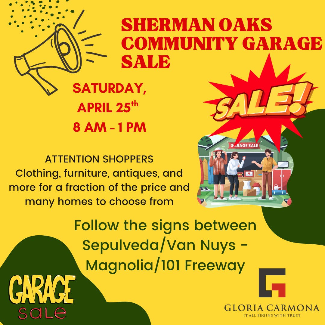 🏡✨ THIS SATURDAY: Sherman Oaks Neighborhood Garage Sale!