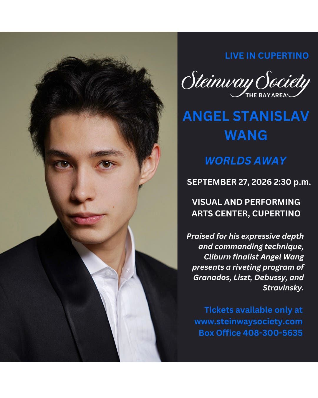 Steinway Society Presents Cliburn Finalist Angel Wang