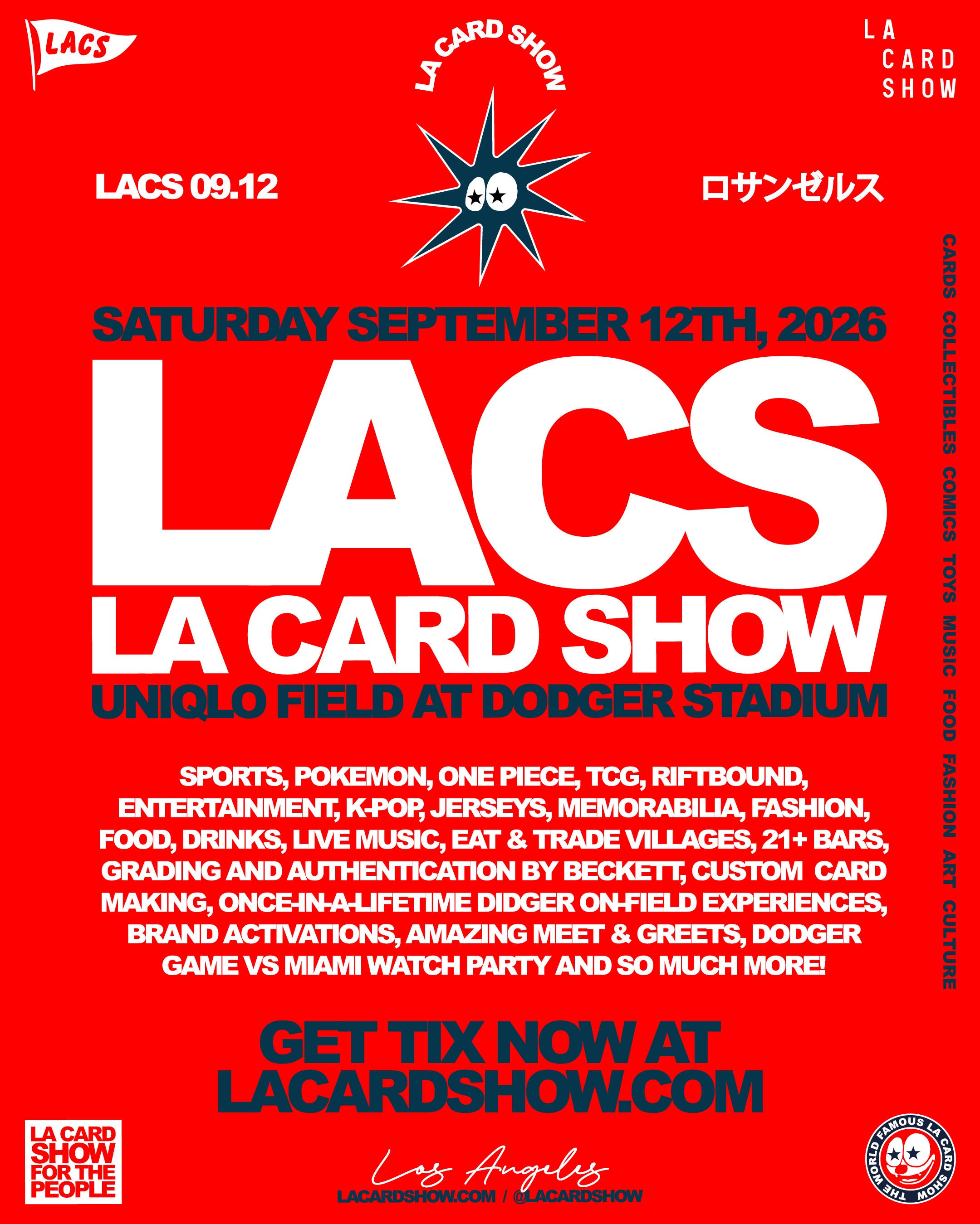 LA CARD SHOW Returns to Dodger Stadium September 12