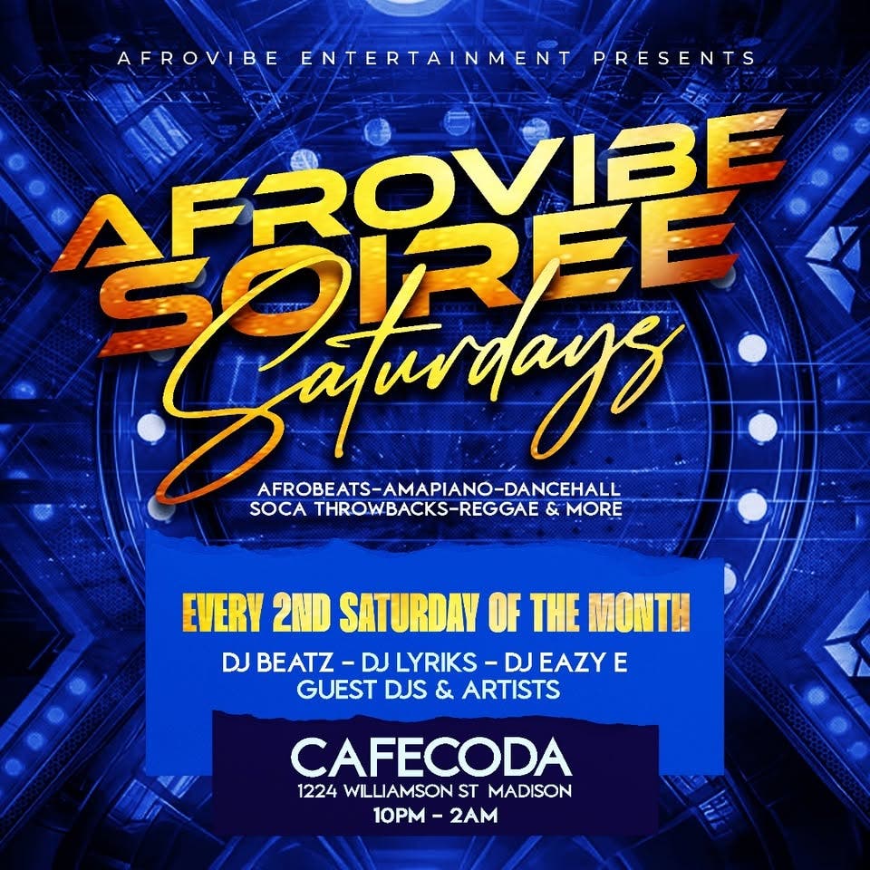 AfroVIBE Soiree - DJ Dance Party (Every Last Friday)