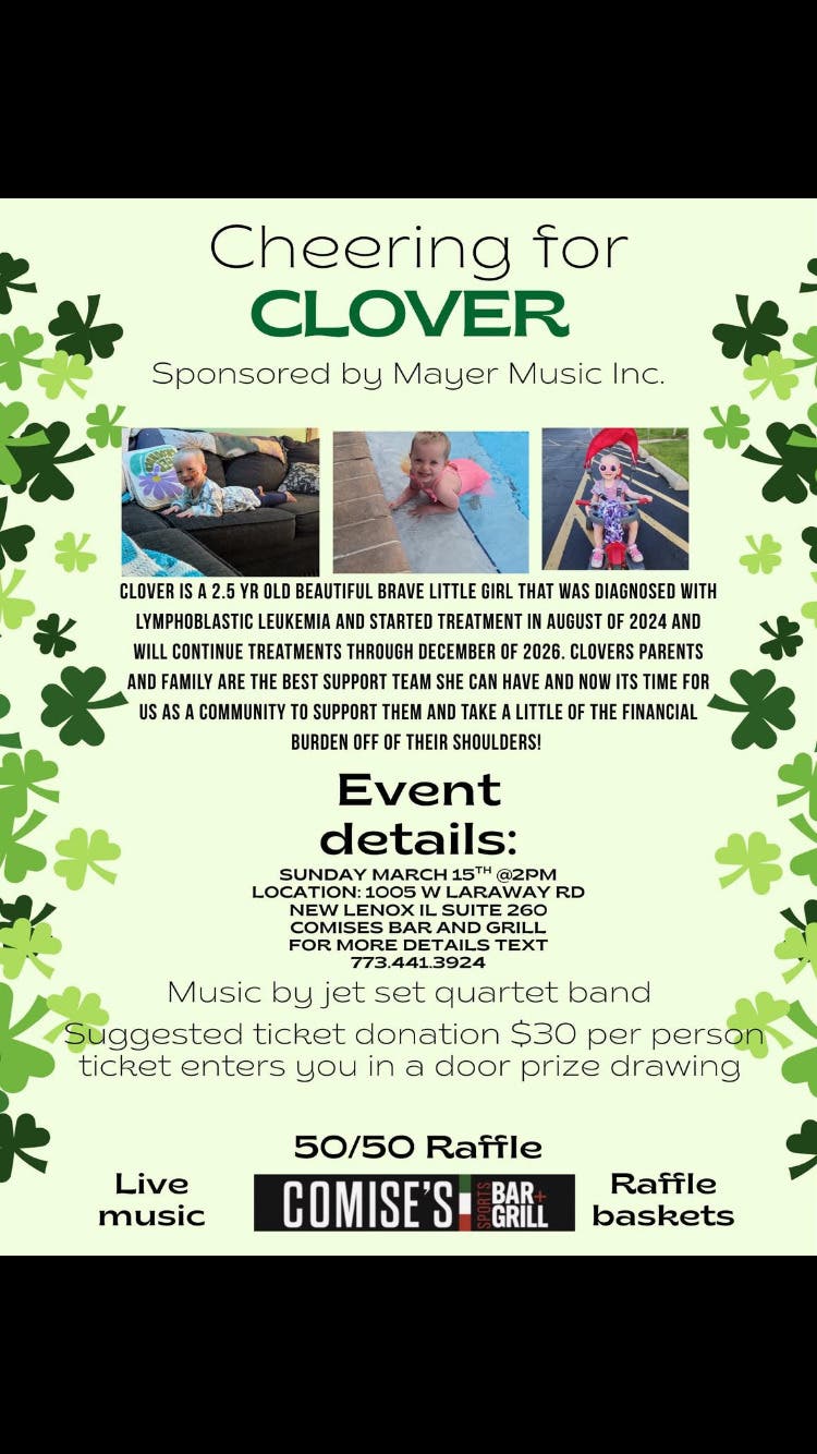 Cheering for Clover