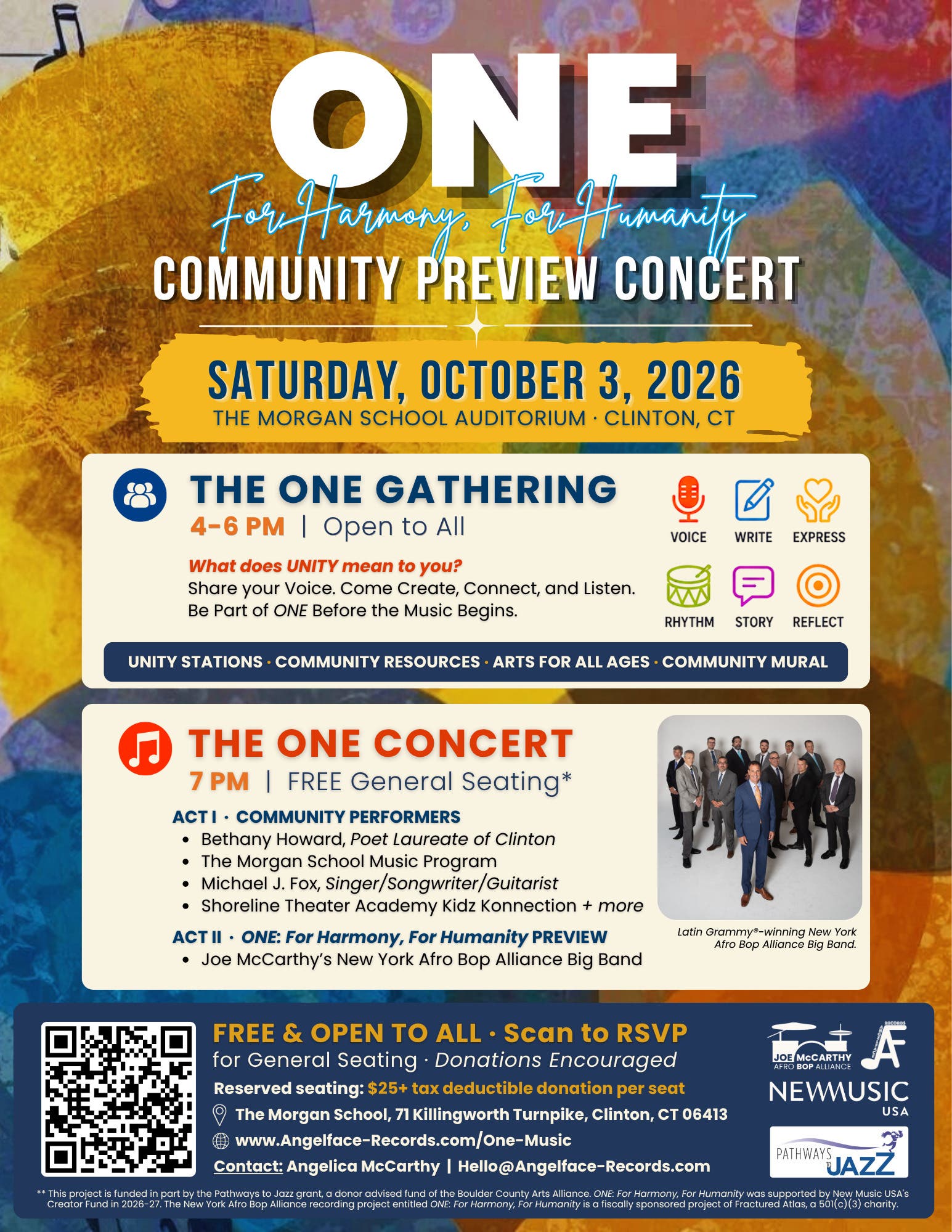 ONE: For Harmony, For Humanity · Community Preview Concert
