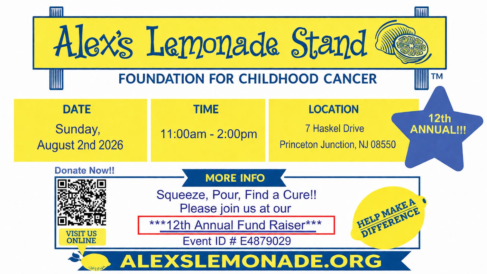 Alex's Lemonade Stand - West Windsor