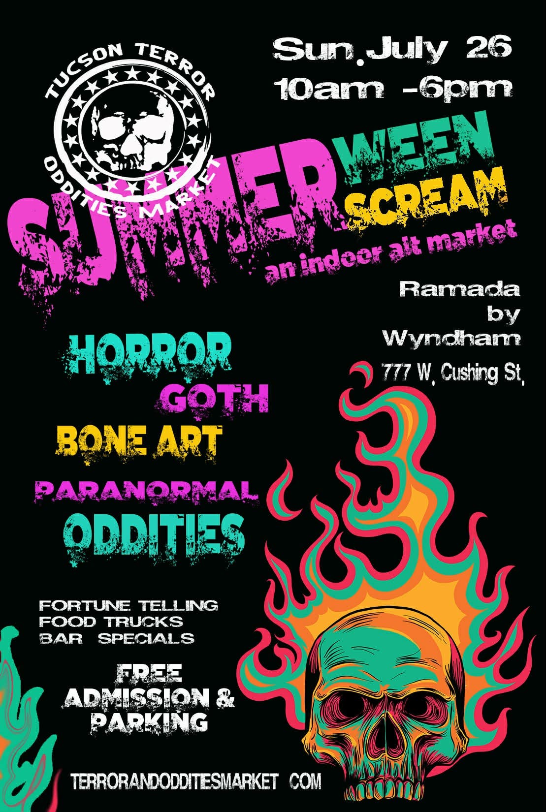 Tucson Terror & Oddities "Summerween Scream" Market