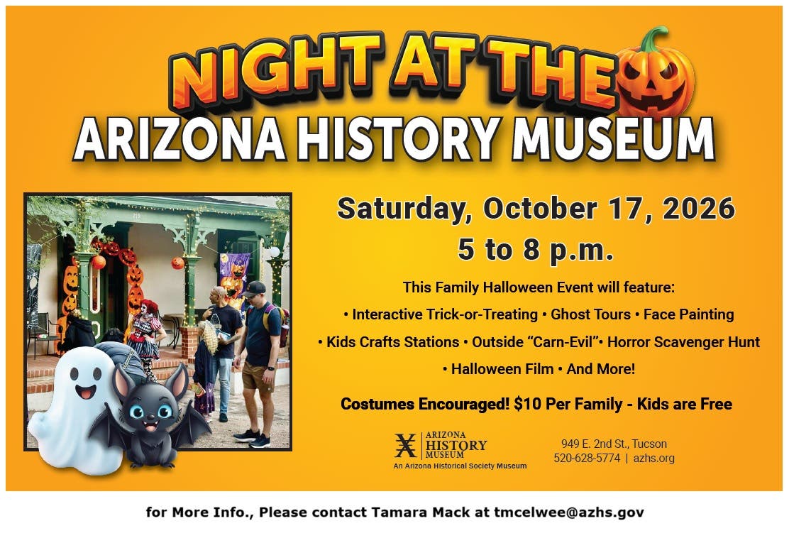 The 5th Annual "A Night at the Museum" Family Halloween Event