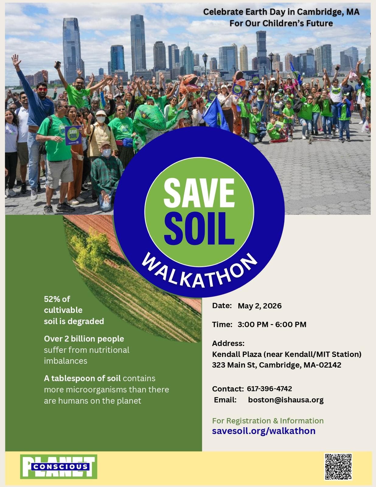 Save Soil Walkathon! Celebrate Earth Day for our Children's Future!
