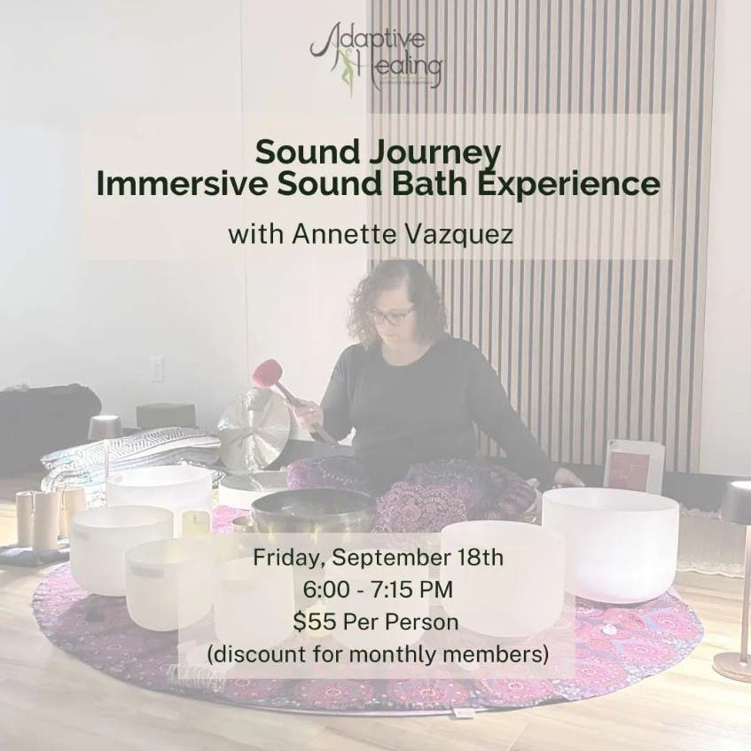 Sound Journey Immersive Sound Bath Experience