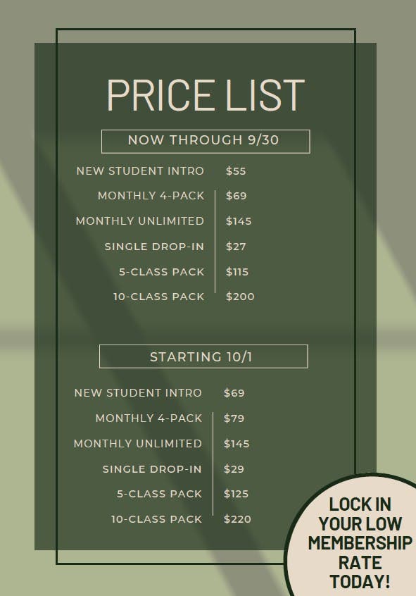 Lock In Your Low Membership Rate Today!