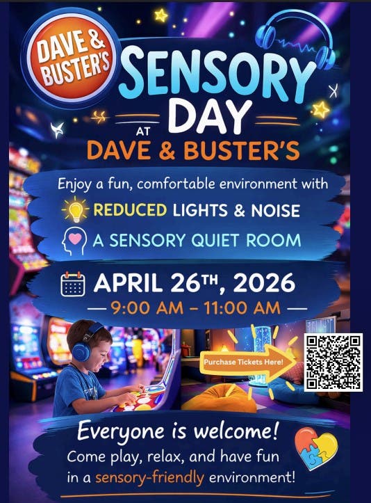 Sensory Day at Dave & Buster's!