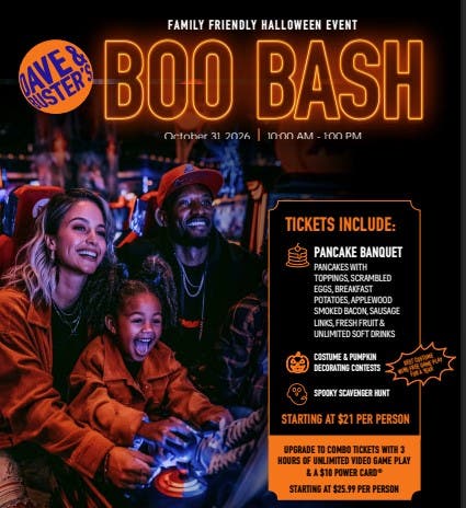 Dave & Boo-ster's Boo Bash