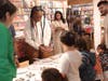 Author and Educator Zollyann Howell engaging with children during a hands-on activity at a book signing in Barnes & Noble, Brooklyn, NY, inspiring young readers through creative storytelling and connection.