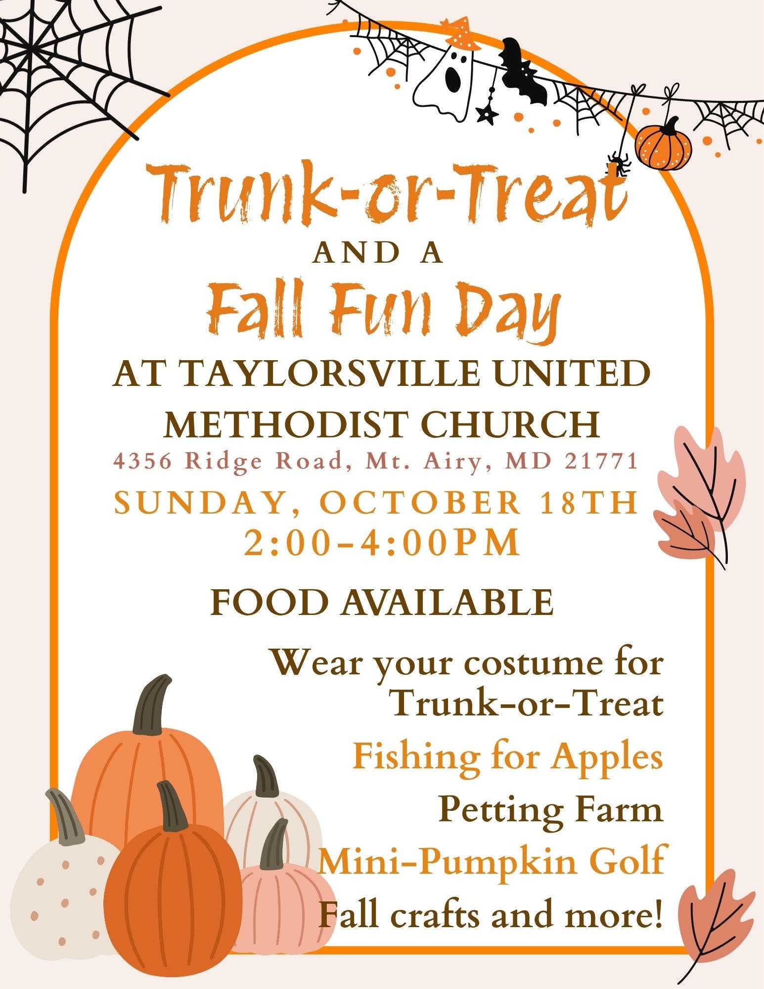 Trunk-or-Treat and a Fall Fun Day
