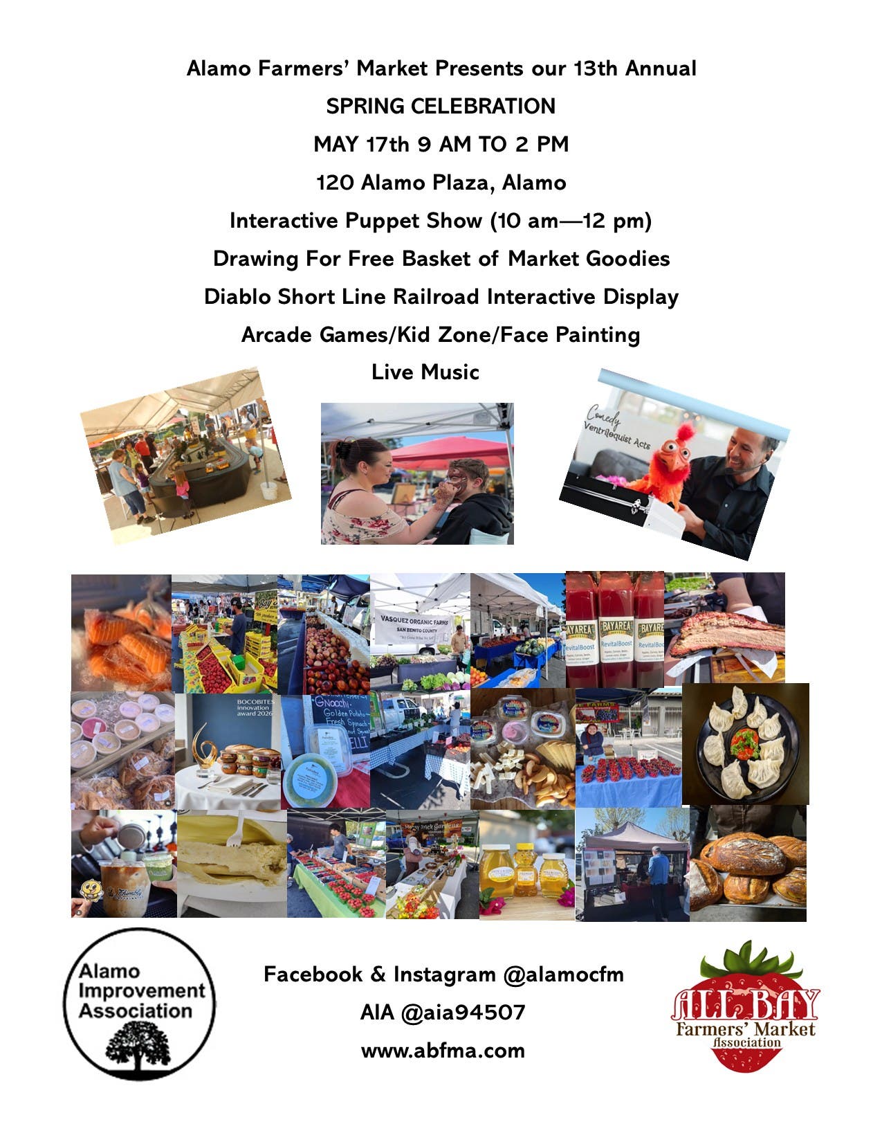 13th Annual Spring Celebration at the ALAMO FARMERS' MARKET!