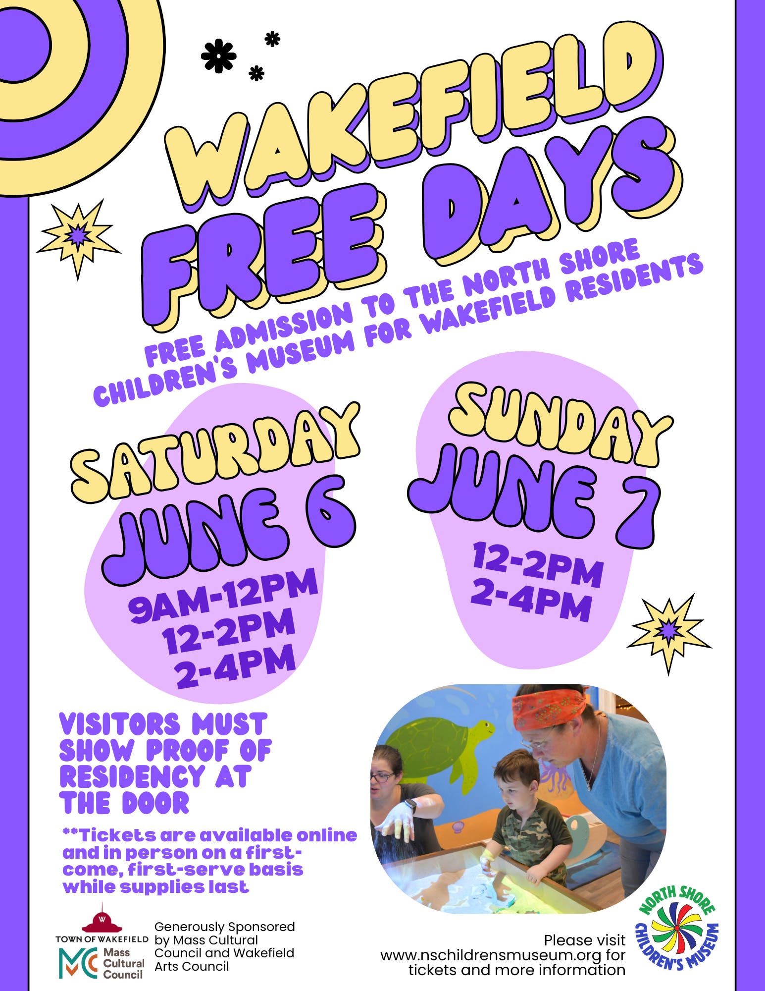 Wakefield Free Days at the North Shore Children's Museum!