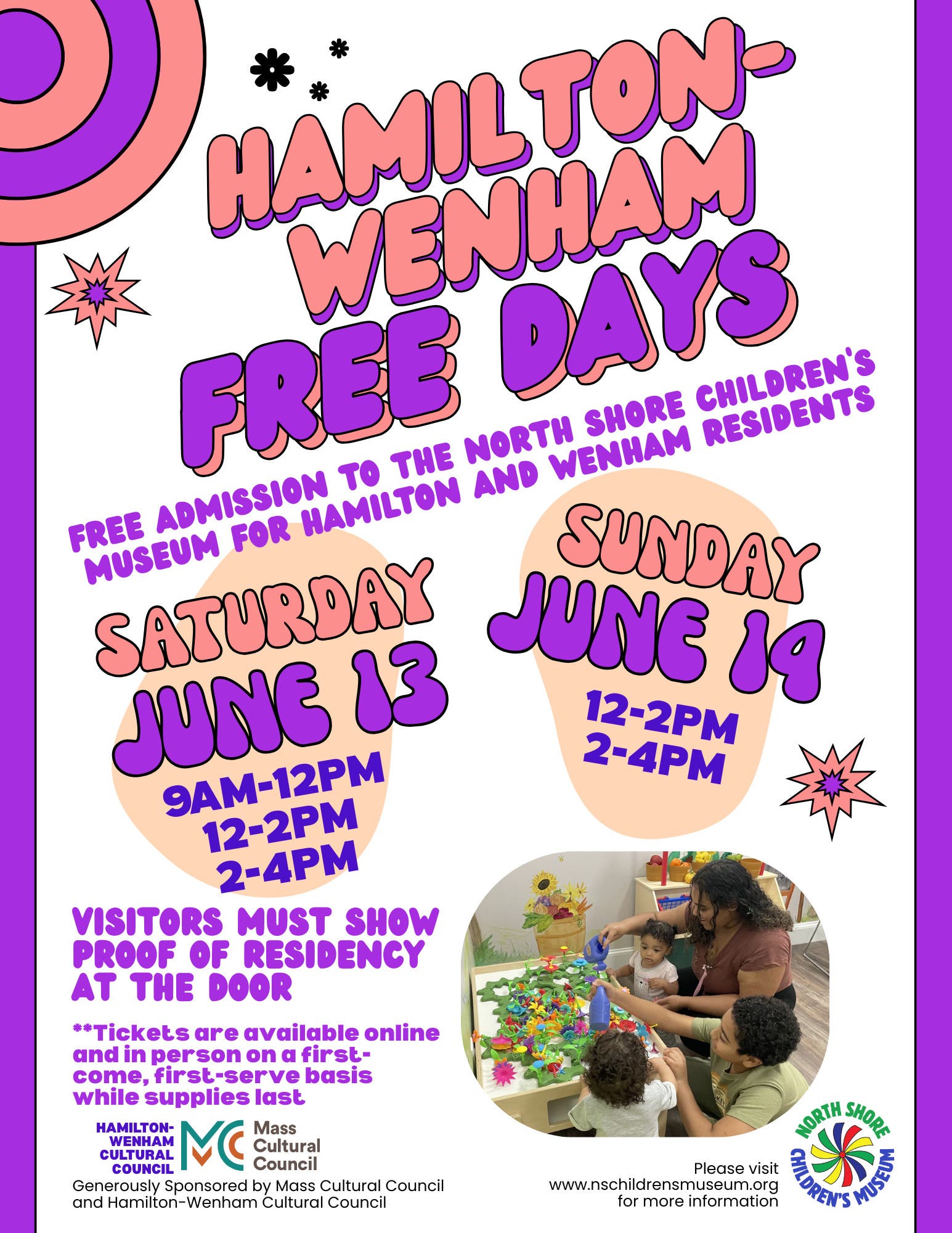 Hamilton-Wenham Free Days at the North Shore Children's Museum!