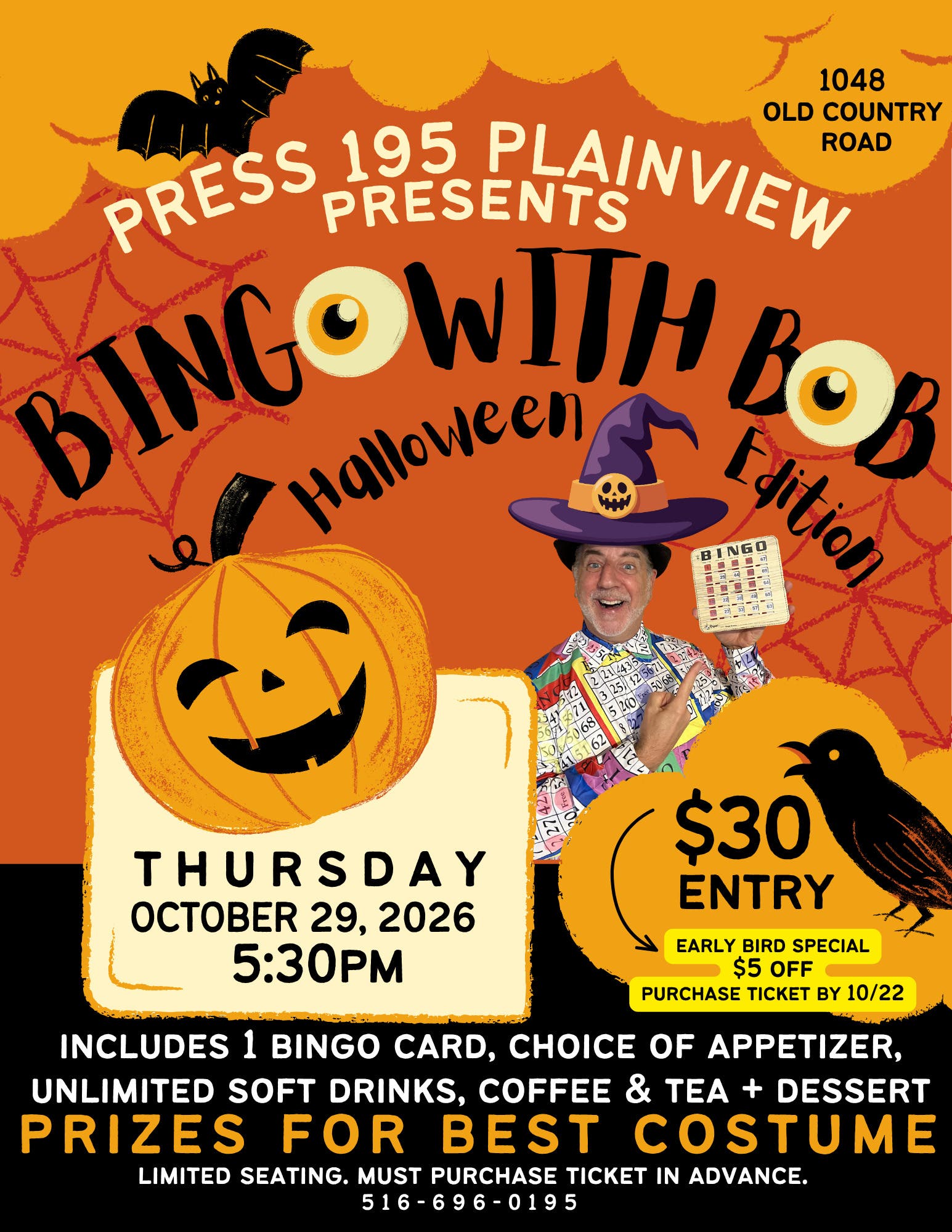 Bingo with Bob: Halloween Edition