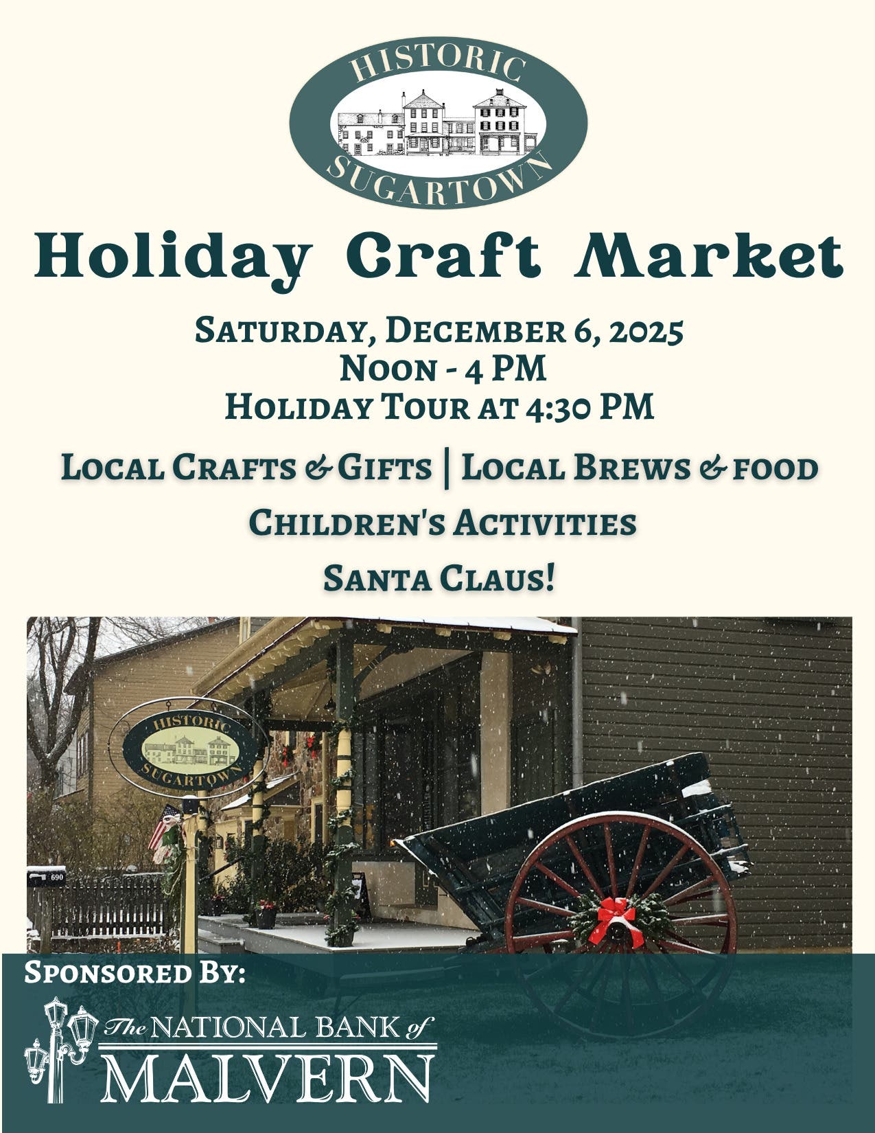 Historic Sugartown Holiday Craft Market