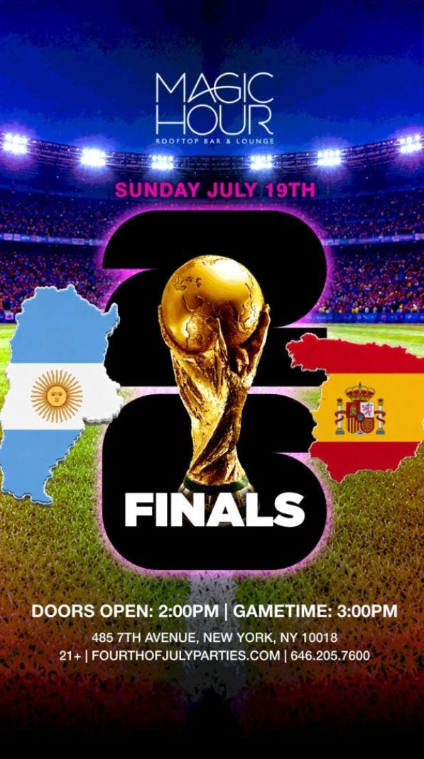 07/19 FIFA World Cup Finals Watch Party at Magic Hour Rooftop