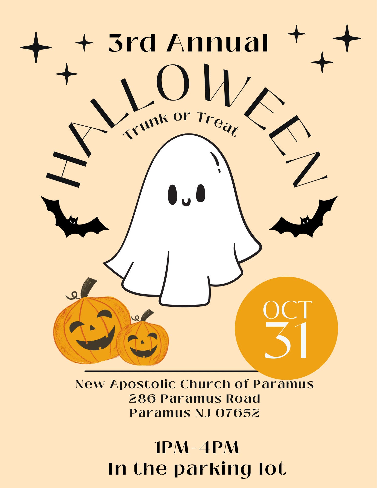 3rd Annual Halloween Trunk Or Treat
