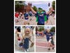 Photo 1: A Hackney supervisor looks for an opening to throw the bread. Photo 2: Heather Richter, 8, of Mount Prospect holds a loaf of the famous dark rye bread at the Glenview Fourth of July parade on Saturday. Behind her is her sister Haley.