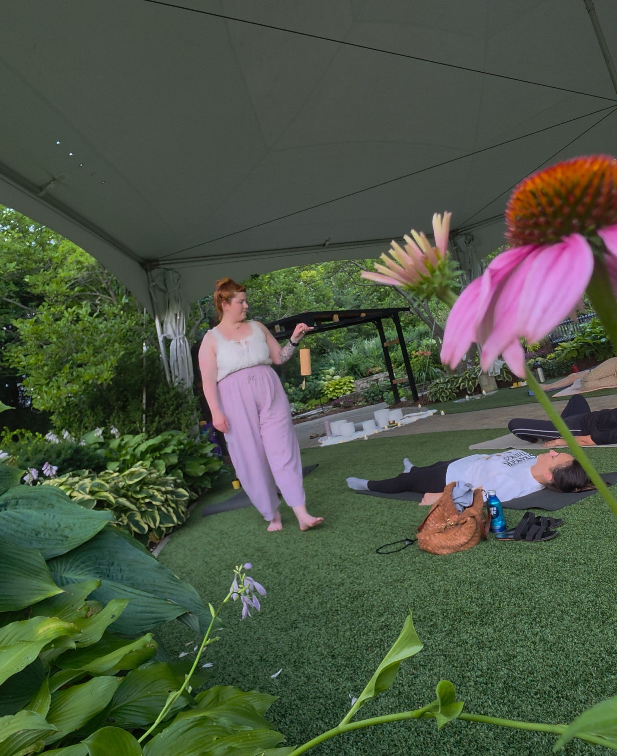 Sunset Sound Bath in the Garden
