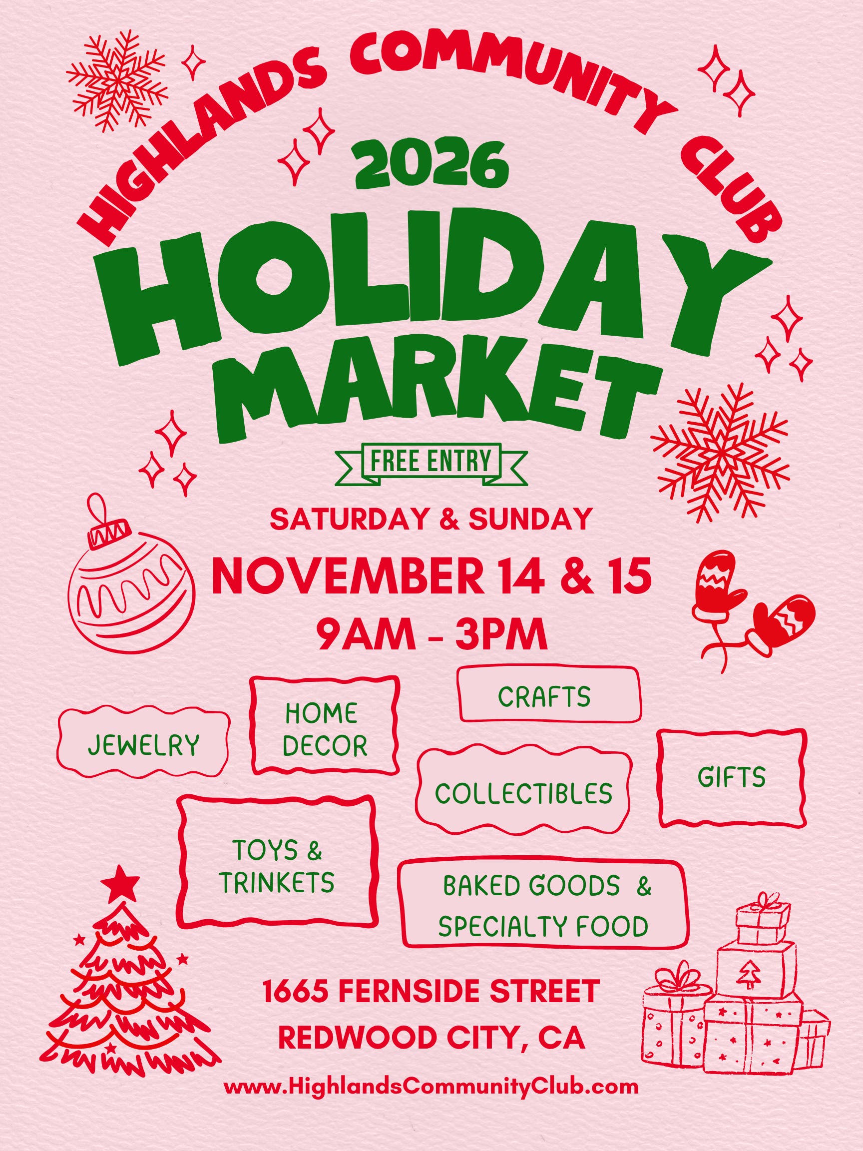 Highlands Community Club Holiday Market