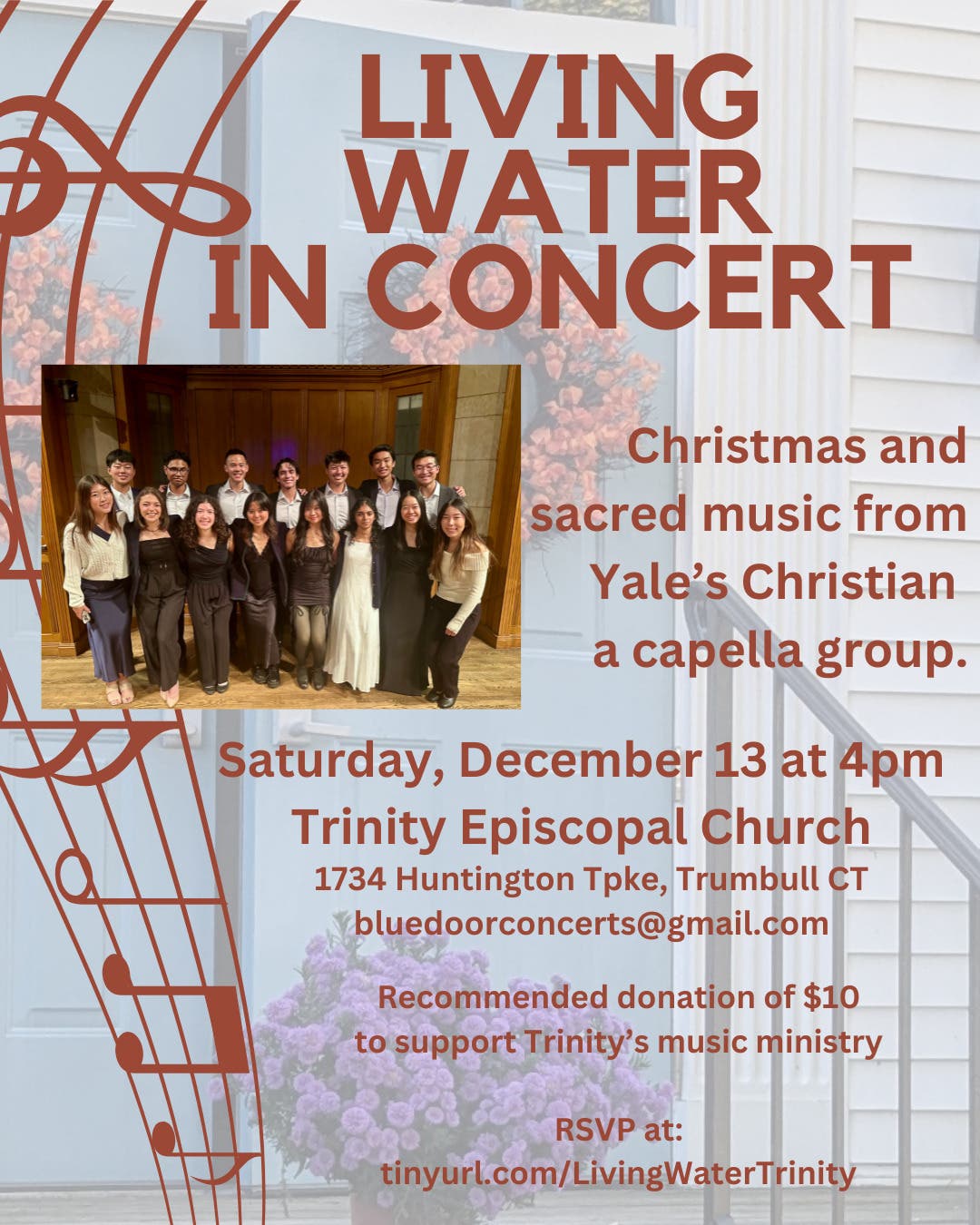 Dec 13 | Living Water in Concert | Trumbull, CT Patch