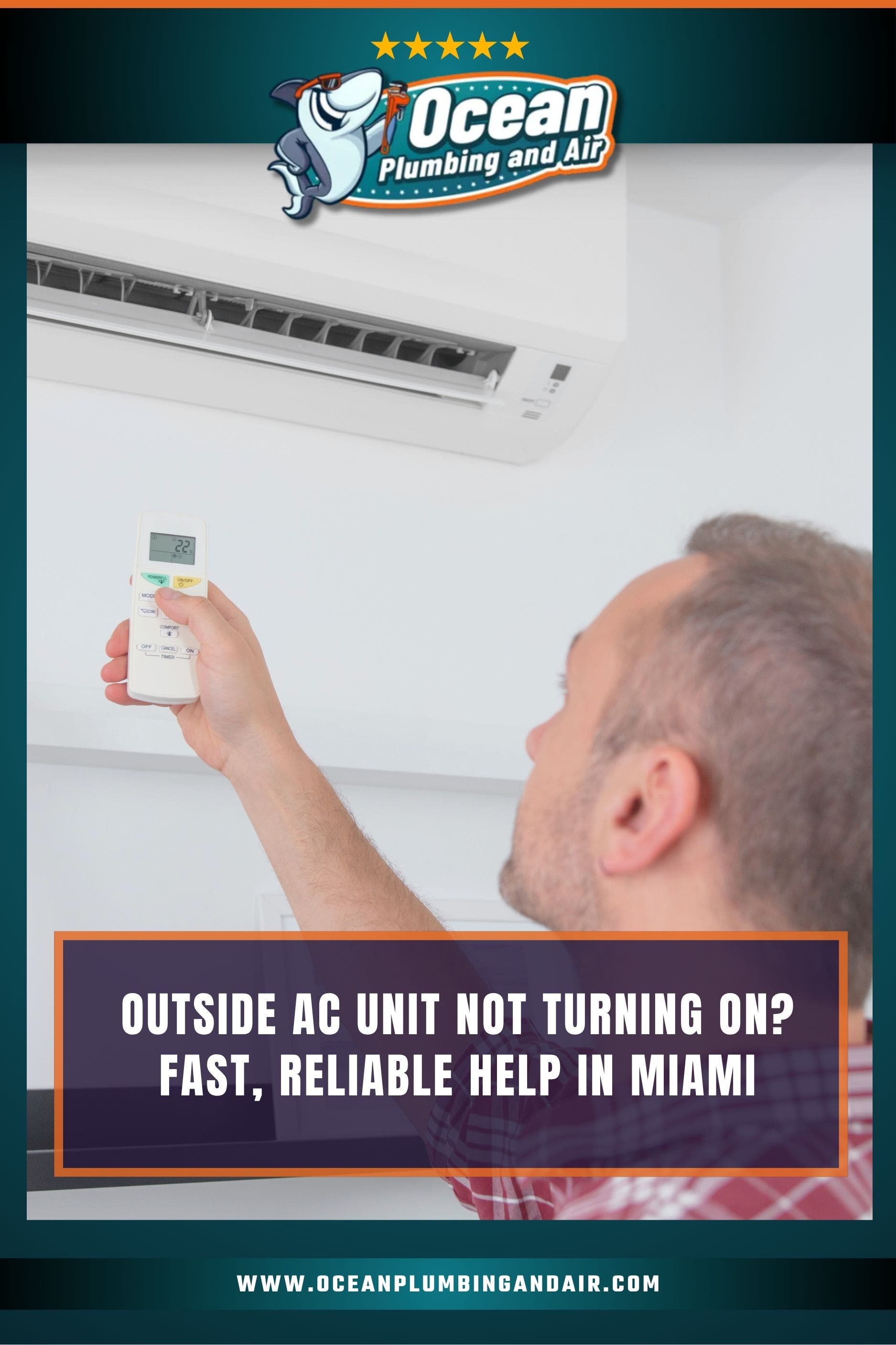Outside AC Unit Not Turning On? Fast, Reliable Help in Miami
