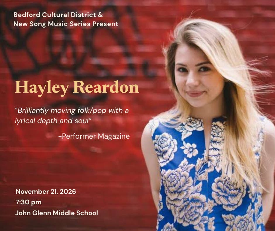 New Song Welcomes Hayley Reardon on November 21