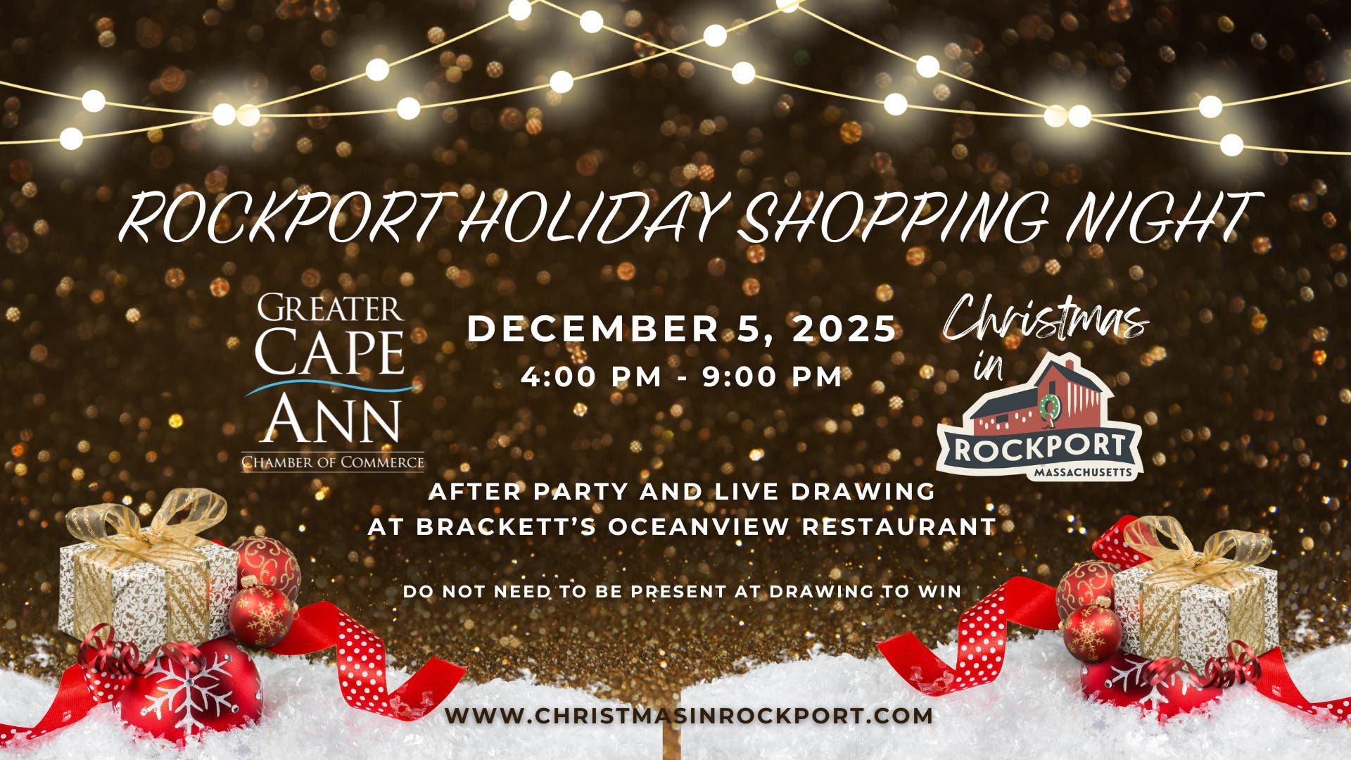 Rockport Holiday Shopping Night